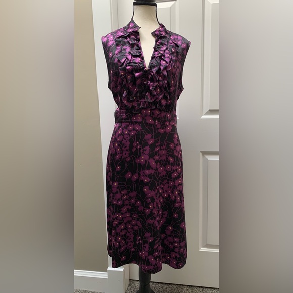 TORY BURCH 💯 silk purple dress - Picture 7 of 10